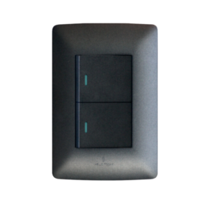 2 Lever 2 Way Wall Switch Black S2
