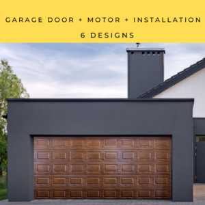 Double Garage Door Woodlook 2 Steel