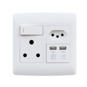USB Wall plug White S1