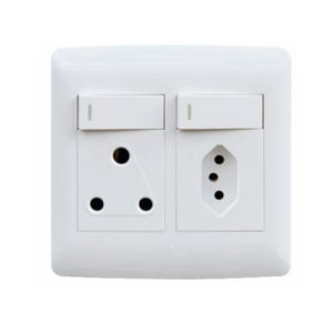 Multi Euro socket Wall Plug White S1