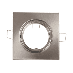 Brushed Silver Square Downlight Cover