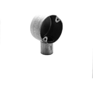 20mm 1 Way Galvanised Bosal Round Box