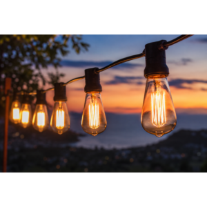 Vintage Outdoor Filament String Lights