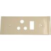 PVC Power Skirting SSO Plug Cover; Beige