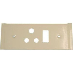 PVC Power Skirting SSO Plug Cover; Beige
