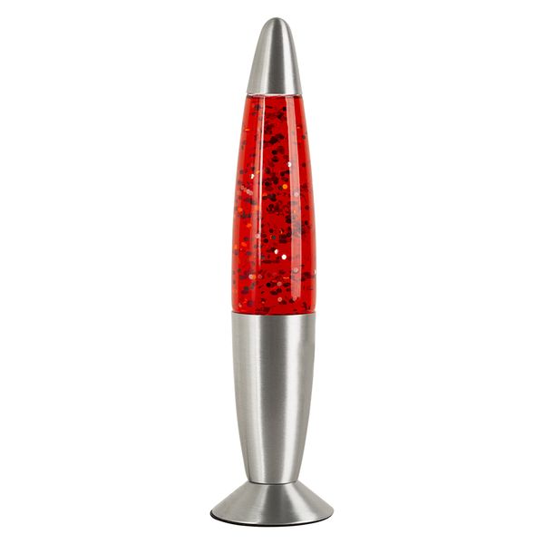 Eurolux Glitter Lamp Red