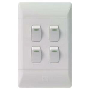 CBI 4 Lever 2X4 Light Switch
