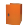 Orange Steel Enclosure Luxn 500x500x250