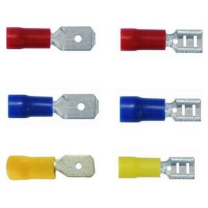 Insulated Fem Crimp Terminals Blue -10PK