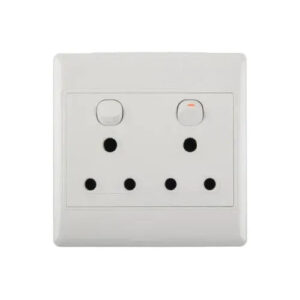 Redisson 4x4 Double Wall Plug White