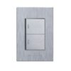 HT 2L Light Switch Silver 2×4 2Way