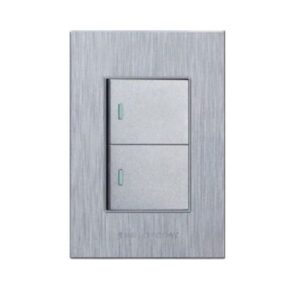 HT 2L Light Switch Silver 2×4 2Way