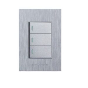 HT 3L Light Switch Silver 2×4 2Way