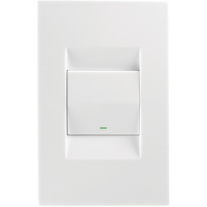 Topaz 1 Lever Light Switch White 2W