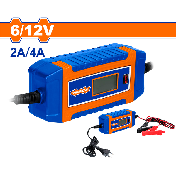 Wadfow Battery Charger 6/12V 2/4A
