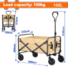 Wadfow Camping Cart 100kg