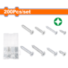 Wadfow Screw Set 3-3.5mm 200Pcs