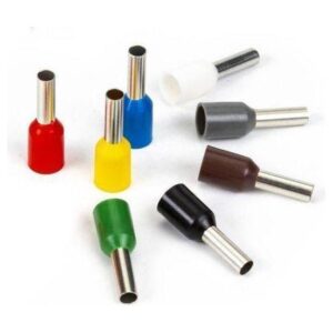 Bootlace Ferrule 0.75mm Blue 100PK